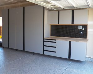 Gray Cabinets w/ Full Pulls